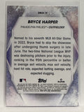 #SMLB-14 Bryce Harper Stars of MLB Philadelphia Phillies 2023 Topps Series One Baseball Card