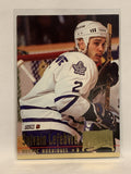 #176 Sylvain Lefebvre Toronto Maple Leafs 1994-95 Fleer Ultra Hockey Card