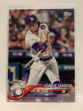 #294 Jose Altuve League Leaders Houston Astros 2018 Topps Series One  Baseball Card MLB