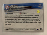 #229 Texas Rangers Team Card 2018 Topps Series One  Baseball Card MLB