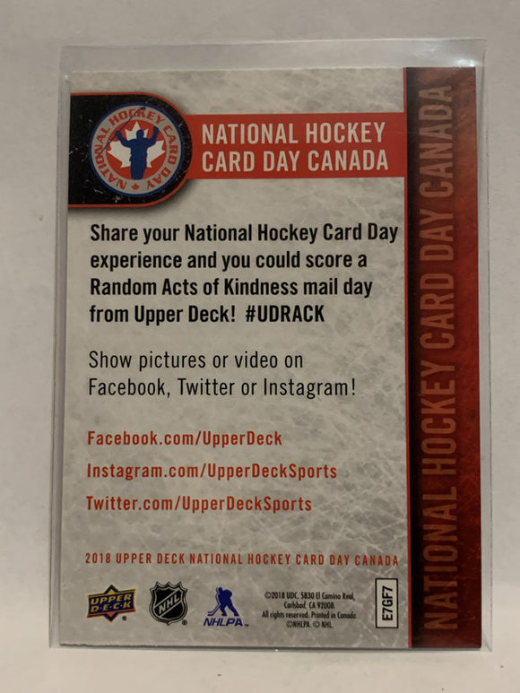 # Checklist  2017-18 Upper Deck National Hockey Card Day Canada