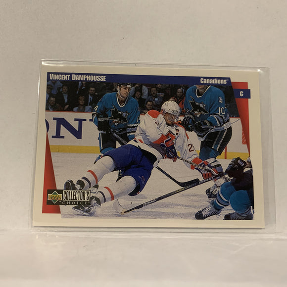 #130 Vincent Damphousse Montreal Canadiens   1997-98 UD Collectors Choice Hockey  Card A1F