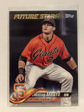 #249 Christian Arroyo Future Stars San Francisco Giants 2018 Topps Series One  Baseball Card MLB