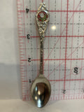 White Tulip Flowers Souvenir Spoon