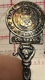 State of Colorado Souvenir Spoon
