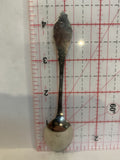 White Tulip Flowers Souvenir Spoon