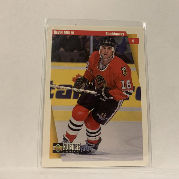 #50 Kevin Miller Chicago Blackhawks   1997-98 UD Collectors Choice Hockey  Card A1F