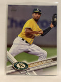 #97 Marcus Semien Oakland Athletics 2017 Topps Series One Baseball Card