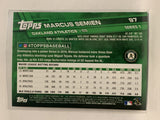 #97 Marcus Semien Oakland Athletics 2017 Topps Series One Baseball Card