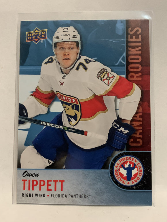 #Can-5 Owen Tippett Florida Panthers 2017-18 Upper Deck National Hockey Card Day Canada Hockey Card  NHL