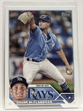 #236 Shane McClanahan   Tampa Bay Rays 2023 Topps Series One Baseball Card
