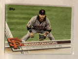 #106 Brandon Crawford   San Francisco Giants 2017 Topps Series One Baseball Card