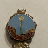 Calgary Tower Alberta City Collectable Souvenir Spoon CU