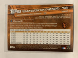 #106 Brandon Crawford   San Francisco Giants 2017 Topps Series One Baseball Card