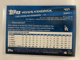 #107 Howie Kendrick Los Angeles Dodgers 2017 Topps Series One Baseball Card