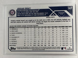 #149 Josiah Gray Future Stars Washington Nationals 2023 Topps Series One Baseball Card
