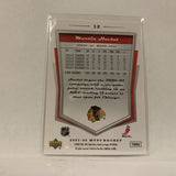 #12 Martin Havlat Chicago Blackhawks   2007-08 UD MVP Hockey  Card A1F