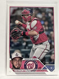 #130 Keibert Ruiz Washington Nationals 2023 Topps Series One Baseball Card