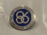 The 1986 World Exposition Vancouver Canada Lapel Hat Pin CF