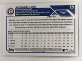 #124 Nathaniel Lowe Texas Rangers 2023 Topps Series One Baseball Card