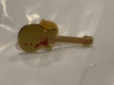 White Guitar Lapel Hat Pin CF