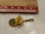 White Guitar Lapel Hat Pin CF