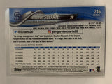 #246 Yangervis Solarte San Diego Padres 2018 Topps Series One  Baseball Card MLB