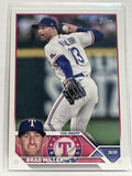 #319 Brad Miller Texas Rangers 2023 Topps Series One Baseball Card