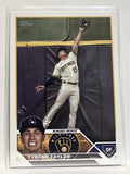 #61 Tyrone Taylor Milwaukee Brewers 2023 Topps Series One Baseball Card