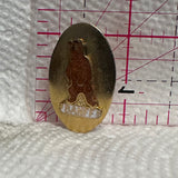Banff Alberta Grizzly Bear  Lapel Pin