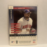 #124 Torii Hunter Minnesota Twins 2002 Donruss Leaf Baseball Card HJ