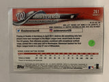 #261 Andrew Stevenson Rookie Washington Nationals 2018 Topps Series One  Baseball Card MLB
