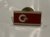 Calgary Stampede Flag Lapel Hat Pin CG