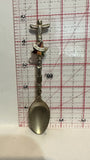 Gillam Manitoba Totem Pole Maple Leaf Souvenir Spoon
