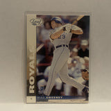 #76 Mike Sweeney Kansas City Royals 2002 Donruss Leaf Baseball Card HK