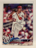 #217 Erick Fedde Rookie Washington Nationals 2018 Topps Series One  Baseball Card MLB