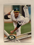 #187 Sean Manaea Oakland Athletics 2017 Topps Series One Baseball Card