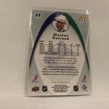 #49 Markus Naslund Vancouver Canucks  Mcdonalds 2008-09 Upper Deck Hockey  Card A1G