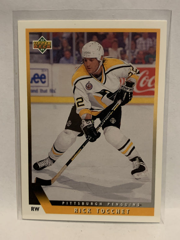 #179 Rick Tocchet Pittsburgh Penquins 1993-94 Upper Deck Hockey Card  NHL