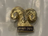 Grande Cache Alberta Bighorn Sheep Lapel Hat Pin CG