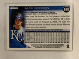 #610 Alex Gordon Kansas City Royals 2010 Topps Baseball Card