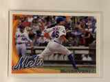 #629 Oliver Perez New York Mets 2010 Topps Baseball Card