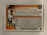 #629 Oliver Perez New York Mets 2010 Topps Baseball Card
