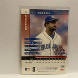#50 Raul Mondesi Toronto Blue Jays 2002 Donruss Leaf Baseball Card HK