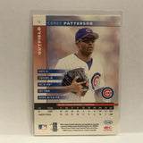 #12 Corey Patterson Chicago Cubs 2002 Donruss Leaf Baseball Card HK