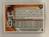 #623 Miguel Cabrera Detroit Tigers 2010 Topps Baseball Card