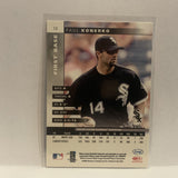 #13 Paul Konerko Chicago White Sox 2002 Donruss Leaf Baseball Card HK