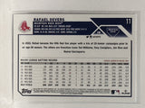 #11 Rafael Devers Boston Red Sox 2023 Topps Series One Baseball Card