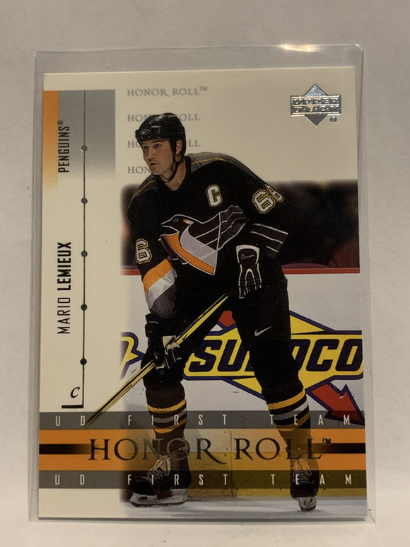 #38 Mario Lemieux Honor Roll Pittsburgh Penguins 2001-02 Upper Deck Hockey Card  NHL