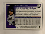 #621 Aaron Cook Colorado Rockies 2010 Topps Baseball Card